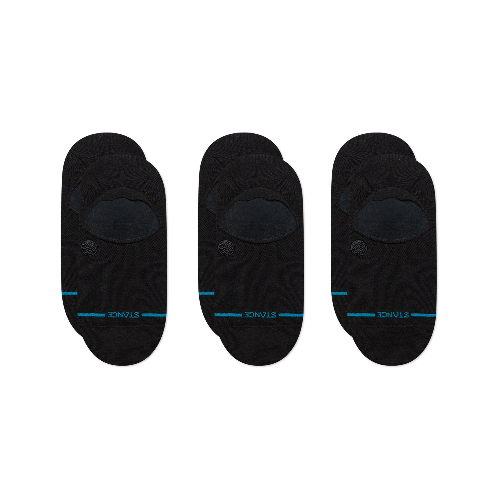 Stance Icon No Show Sock 3 Pack Black