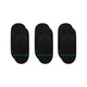 Stance Icon No Show Sock 3 Pack Black