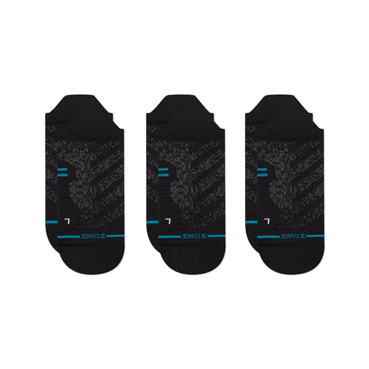 Lot de 3 paires de chaussettes de running à languette noires Ultra de Stance