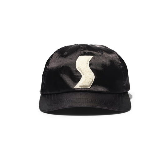 Casquette standarde en satin noir de Stance