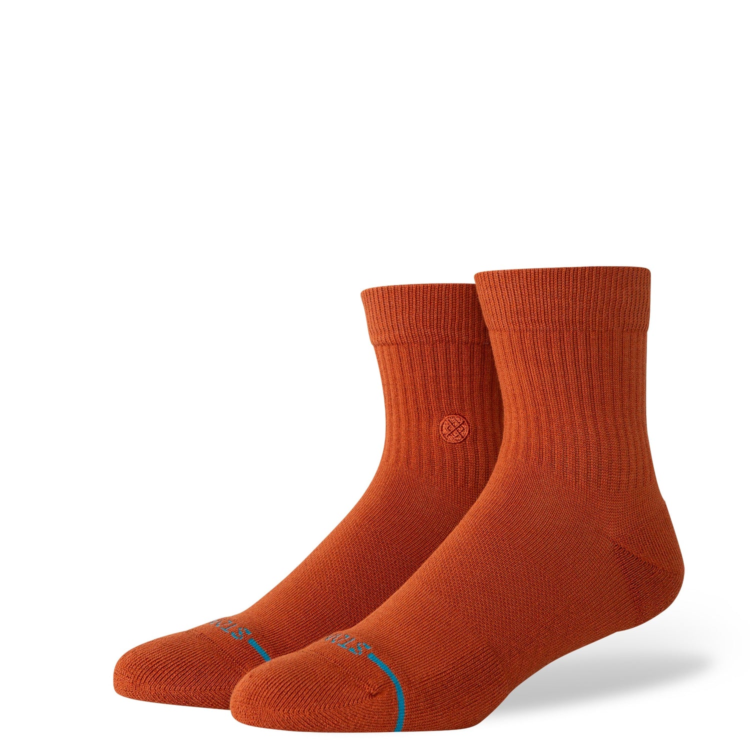 Chaussettes basses orange brûlé Icon de Stance