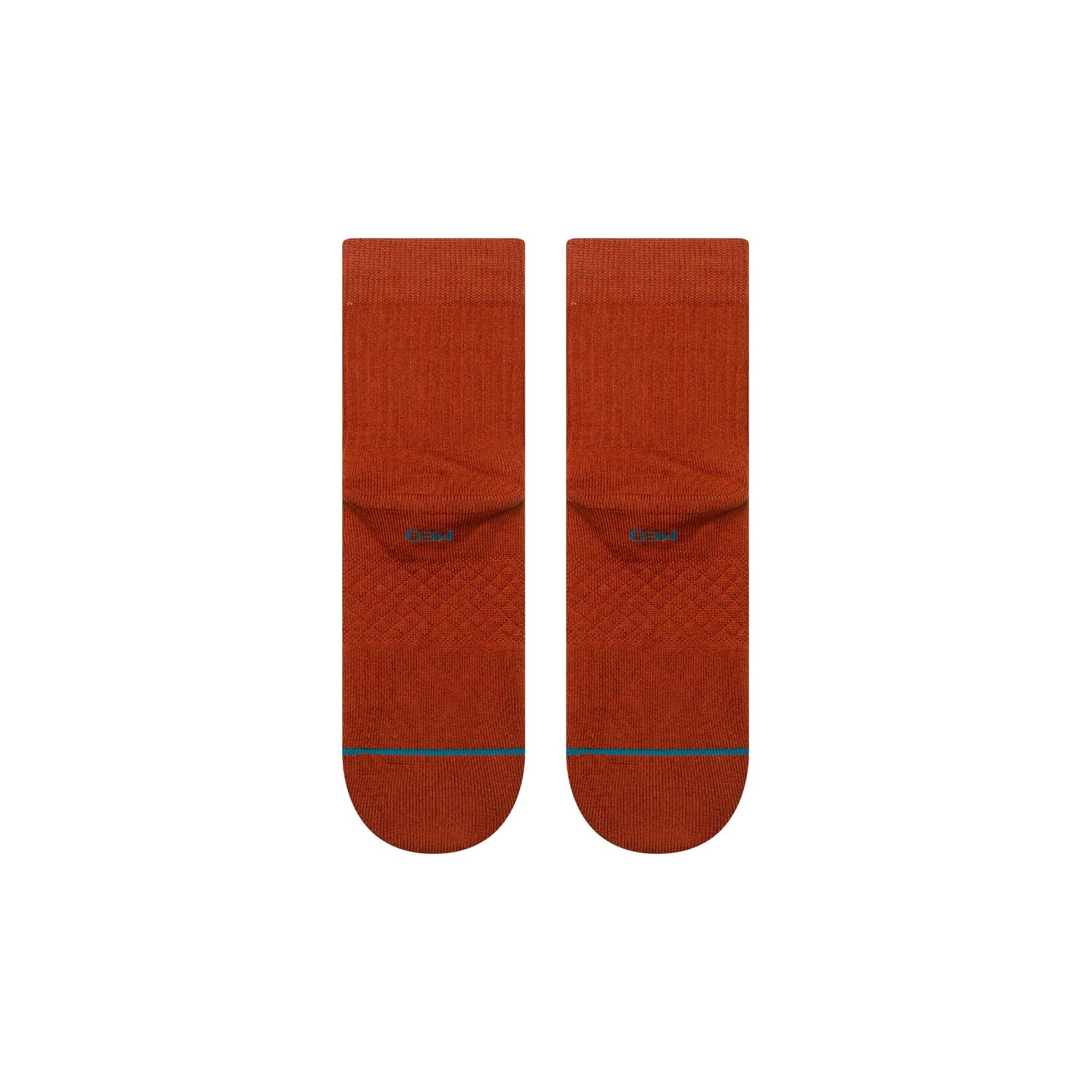 Chaussettes basses orange brûlé Icon de Stance