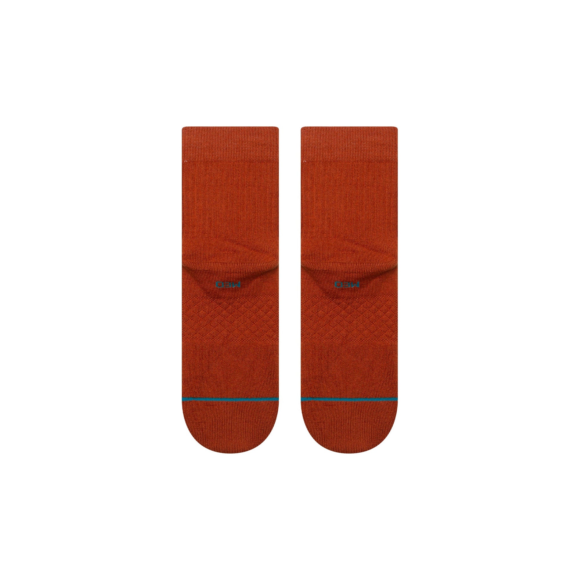 Chaussettes basses orange brûlé Icon de Stance