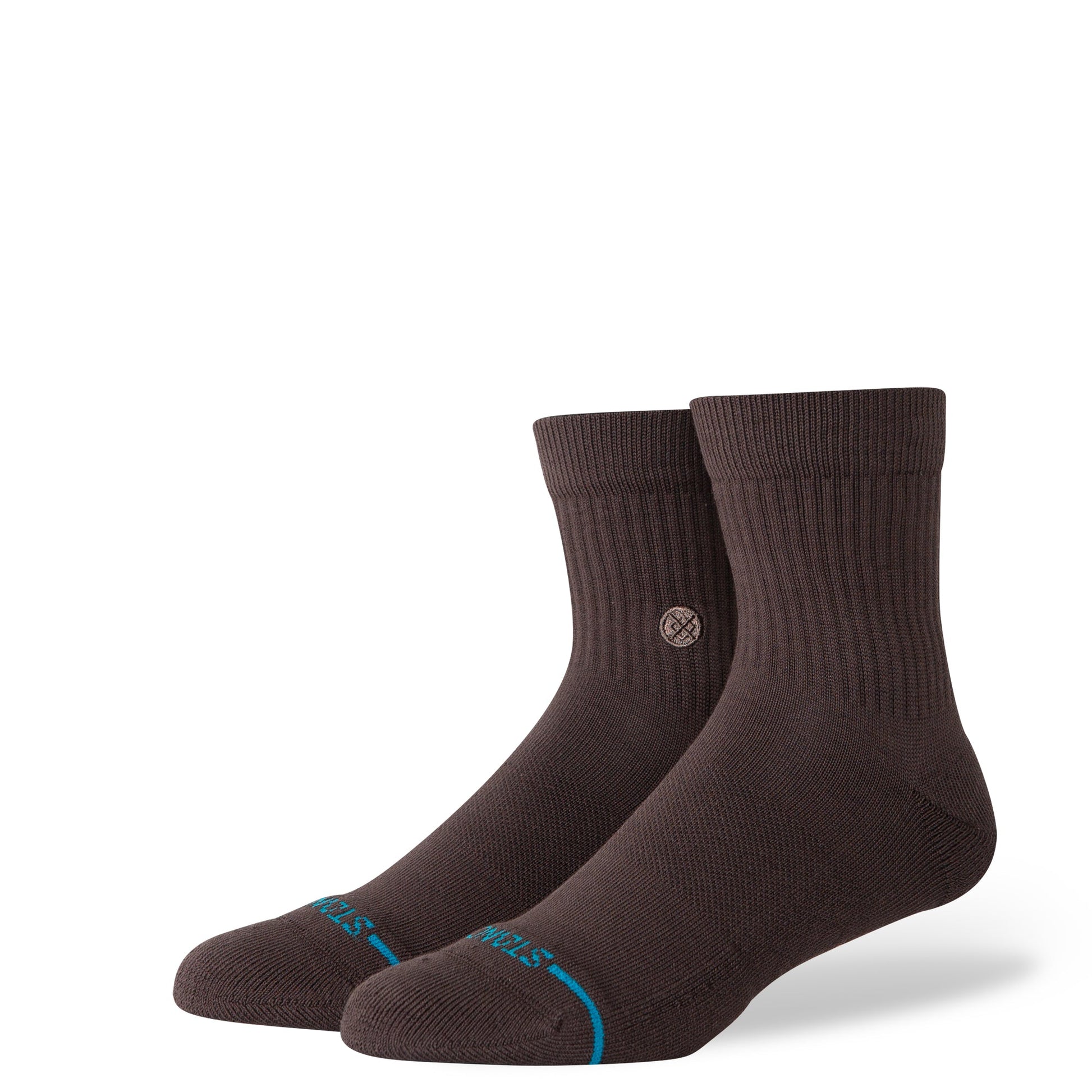 Chaussettes basses marron foncé Icon de Stance