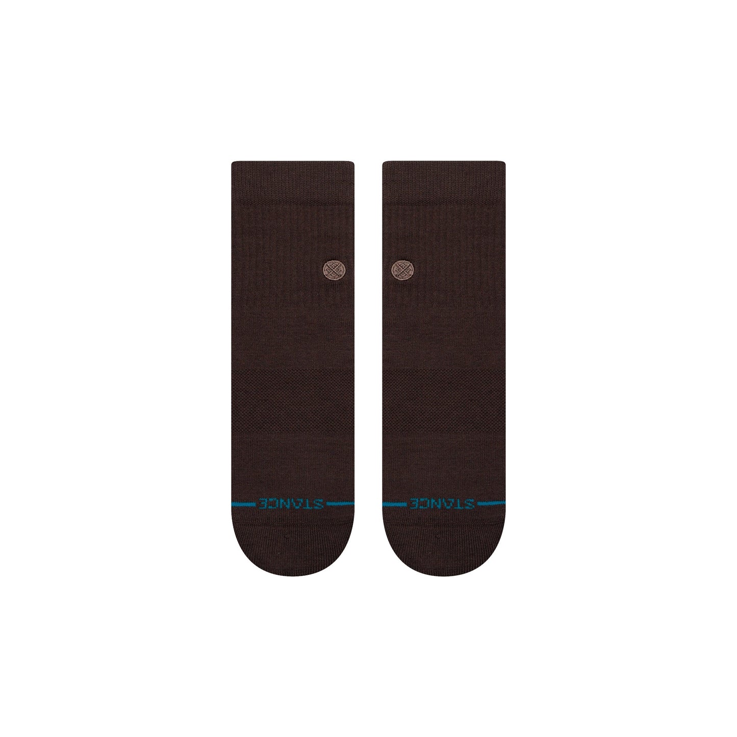 Stance Icon Quarter Sock Dark Brown 