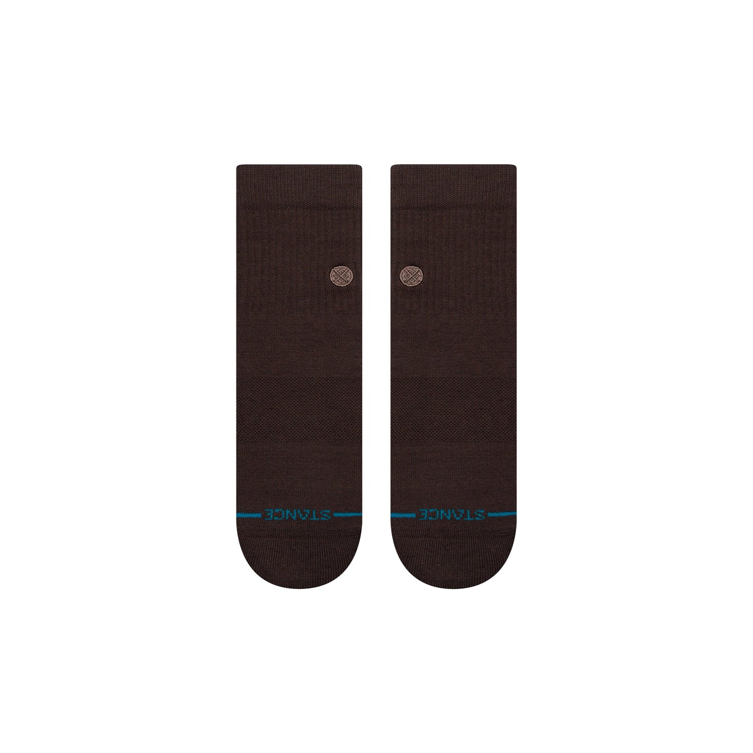 Chaussettes basses marron foncé Icon de Stance