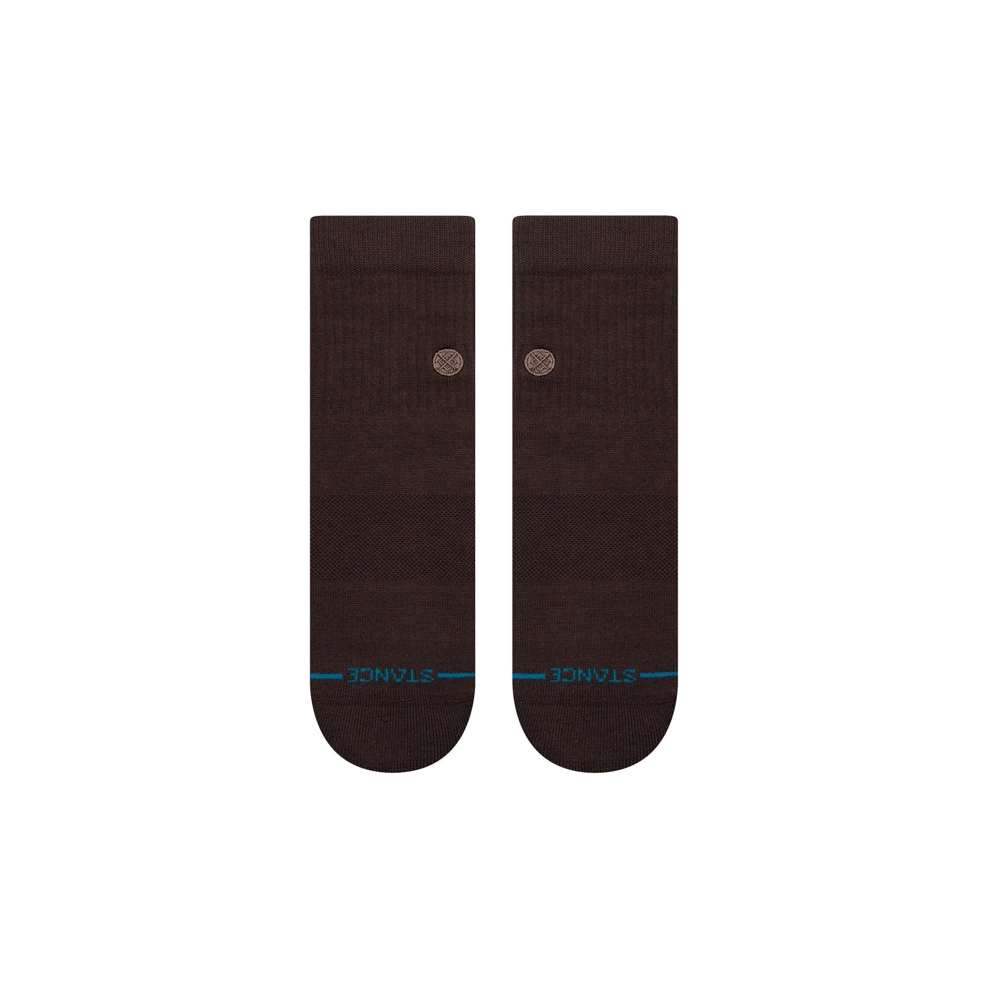 Chaussettes basses marron foncé Icon de Stance