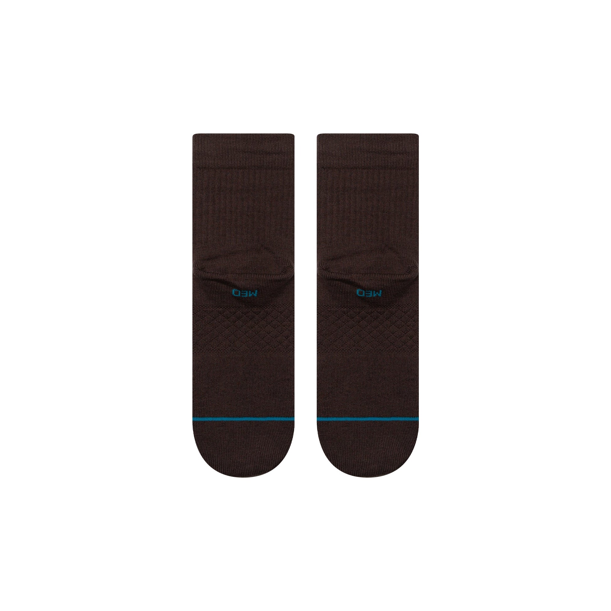 Chaussettes basses marron foncé Icon de Stance