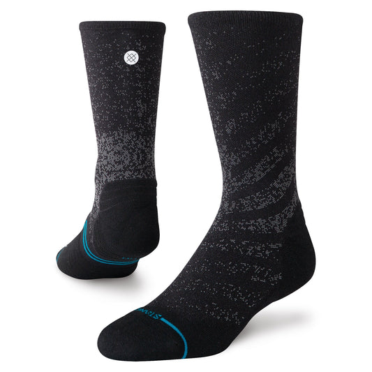 Chaussettes mi-mollet fines Run Stance noires