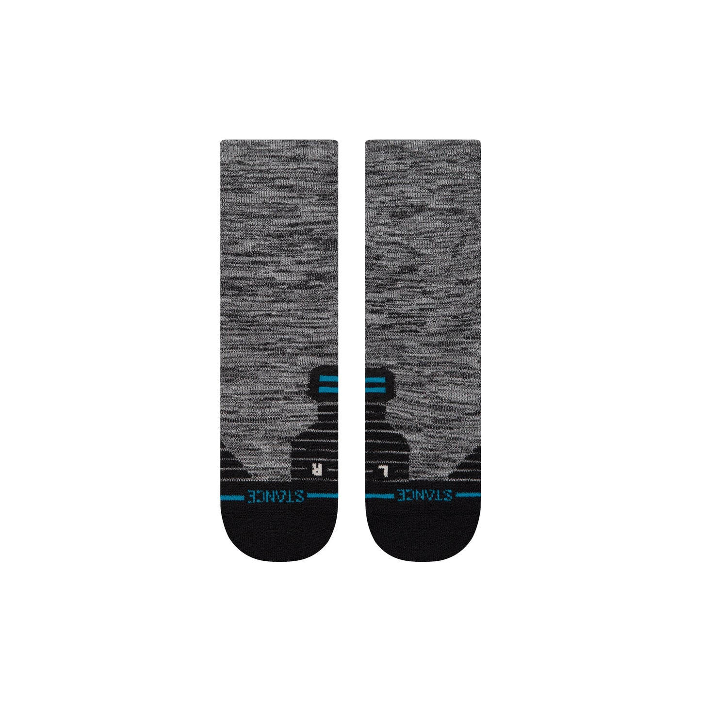 Stance Mid Wool Crew Sock Black