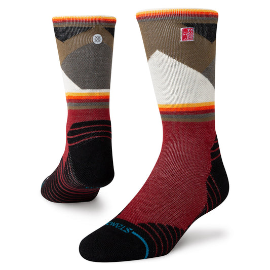 Chaussettes mi-mollet en laine rouges Jimmy Chin de Stance