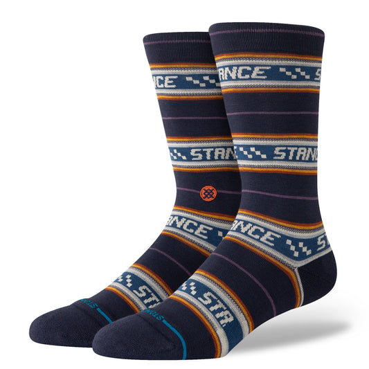 Chaussettes mi-mollet bleu marine Flowrider de Stance