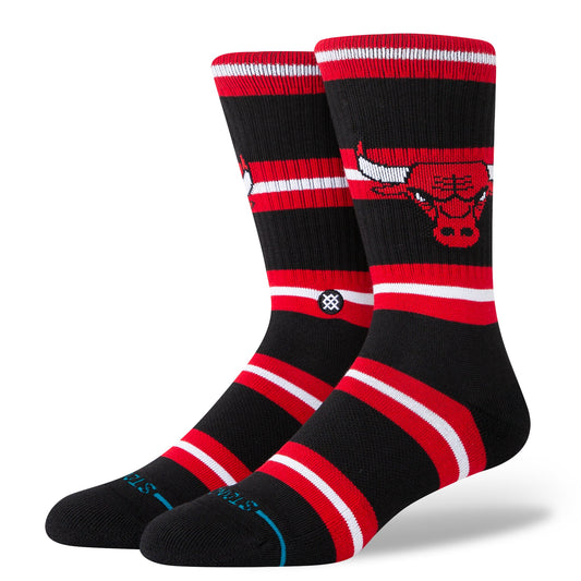 Stance Prep Chicago Bulls Crew Sock Black