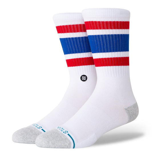 Chaussettes tube mi-mollet blanches Philadelphia 76ers de Stance