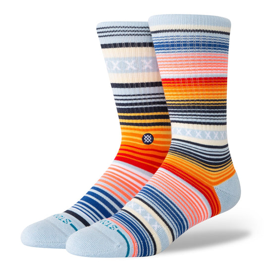 Chaussettes mi-mollet bleu glacier Curren de Stance