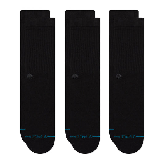 Lot de 3 paires de chaussettes mi-mollet noires Shelter de Stance