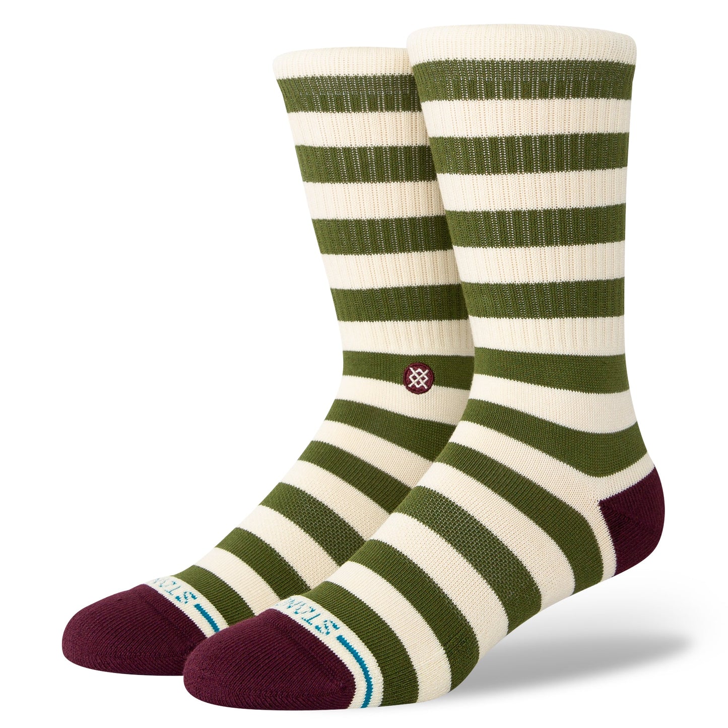 Stance Breton Crew Sock Green