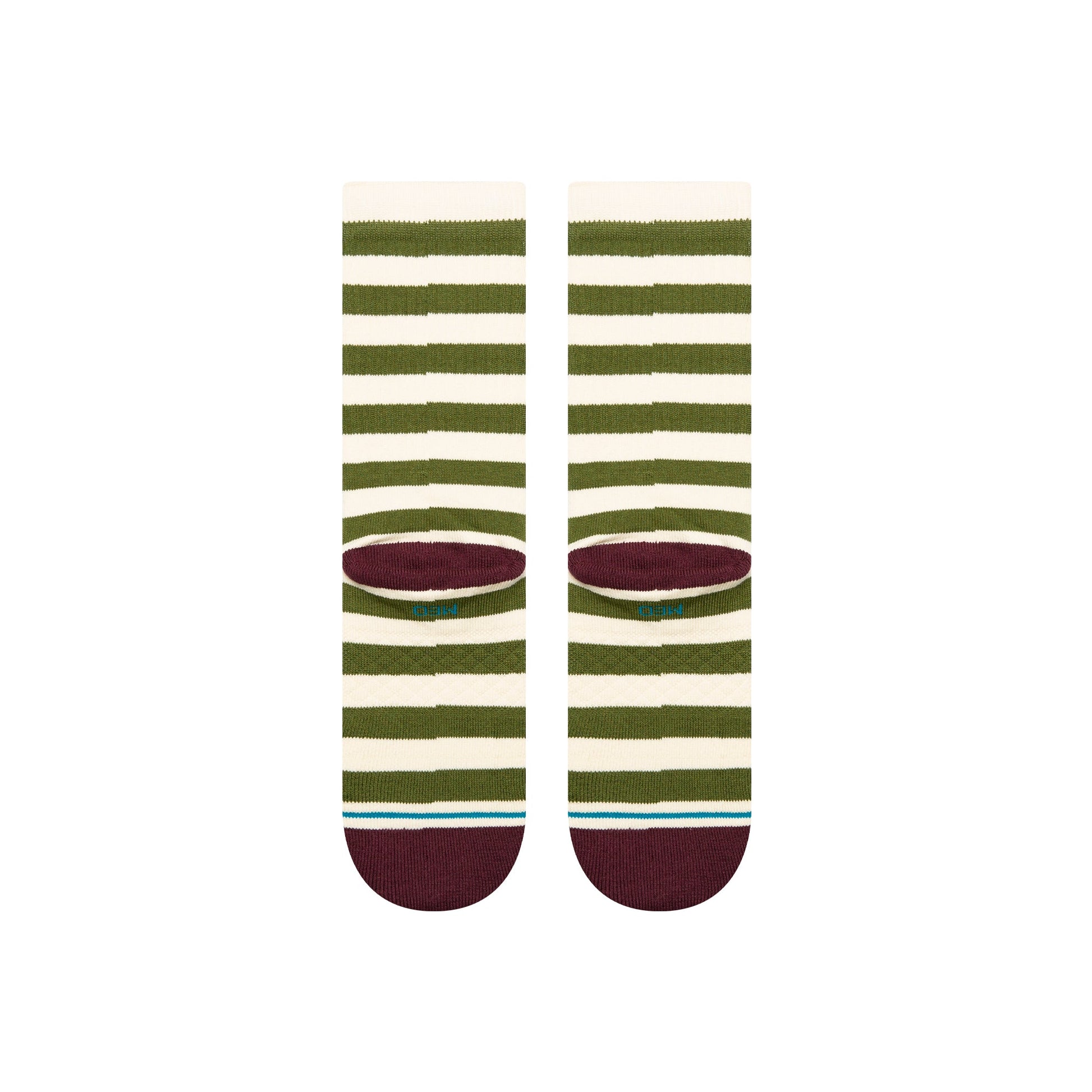 Stance Breton Crew Sock Green