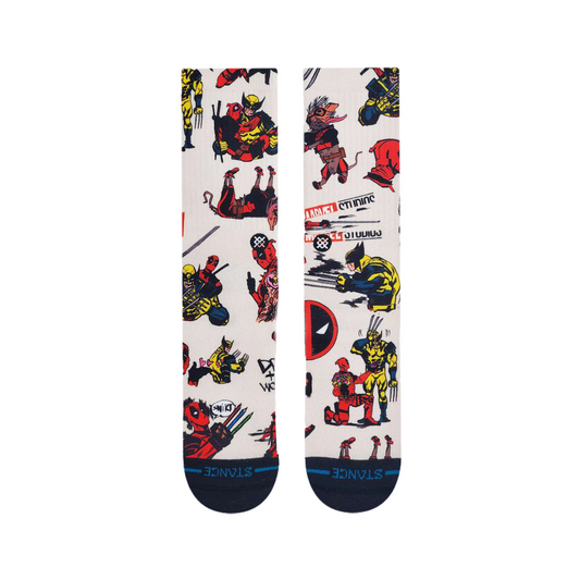 Chaussettes mi-mollet en toile Deadpool Wolverine de Stance