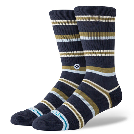 Chaussettes mi-mollet bleu marine Hudson de Stance