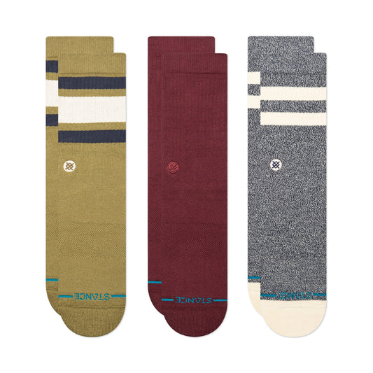 Lot de 3 chaussettes mixtes ciboulette Icon de Stance