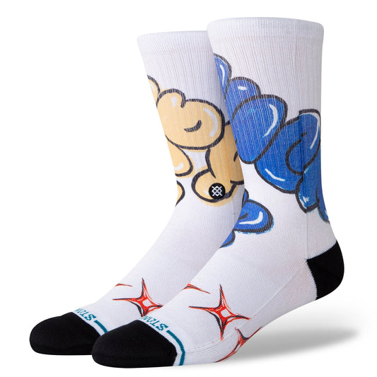 Stance Tryin Sucker Crew Sock White