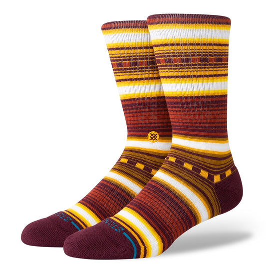 Chaussettes mi-mollet rouille Windy Pine de Stance