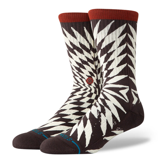 Chaussettes mi-mollet marron foncé Frackle de Stance