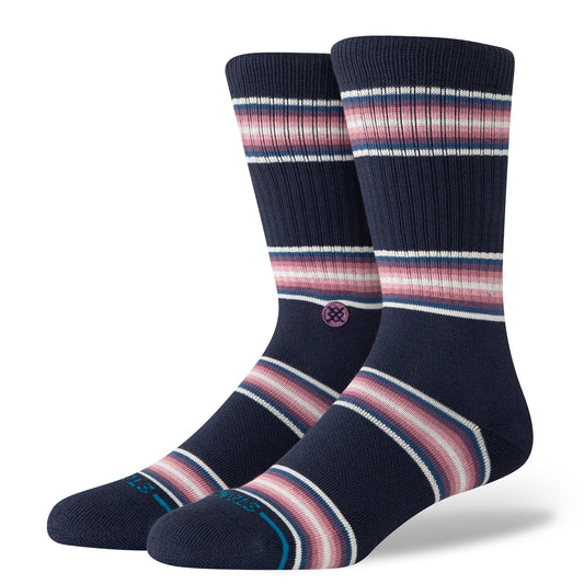 Chaussettes mi-mollet bleu marine Hill Top de Stance