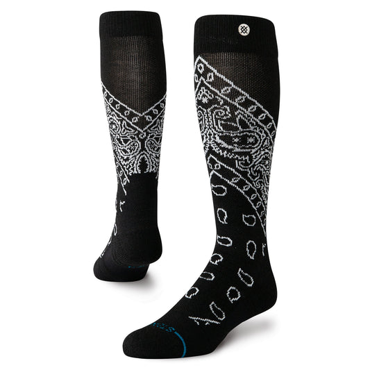 Chaussettes de sport d'hiver mi-hautes en laine noires Barrio de Stance