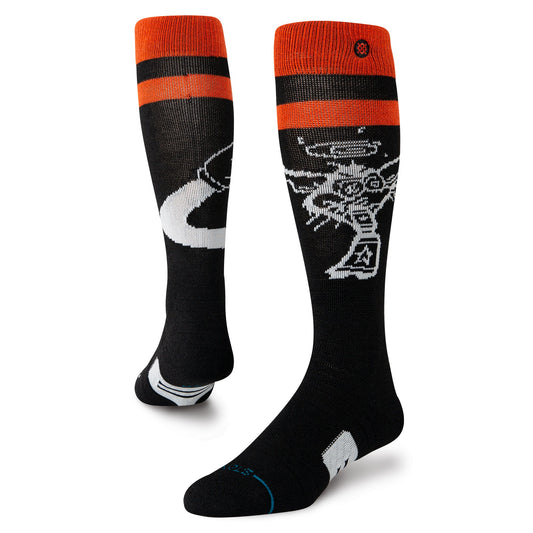 Chaussettes de sport d'hiver au-dessus du mollet noires Jill Perkins de Stance