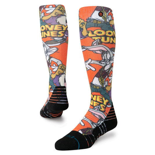 Chaussettes de sport d'hiver mi-hautes en polyester multi Looney de Stance