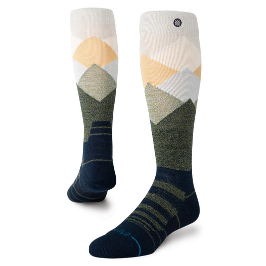 Chaussettes de sport d'hiver mi-hautes en laine bleu marine Misty de Stance