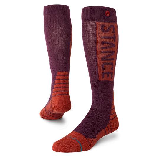 Stance Og Mid Wool Snow Sock Wine 