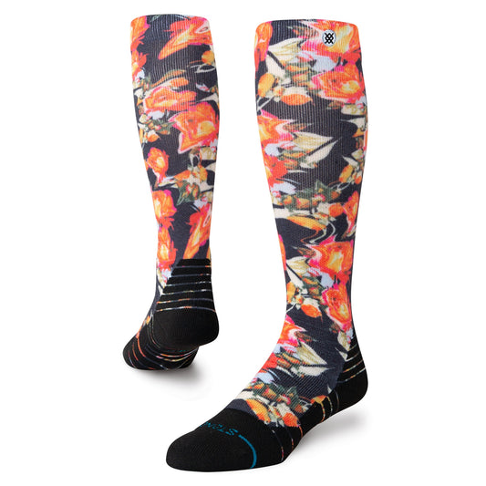 Chaussettes de sport d'hiver mi-hautes en polyester noires Torque de Stance