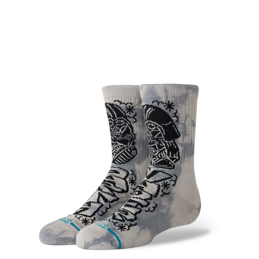 Chaussettes mi-mollet enfants noires Dj Darth de Stance