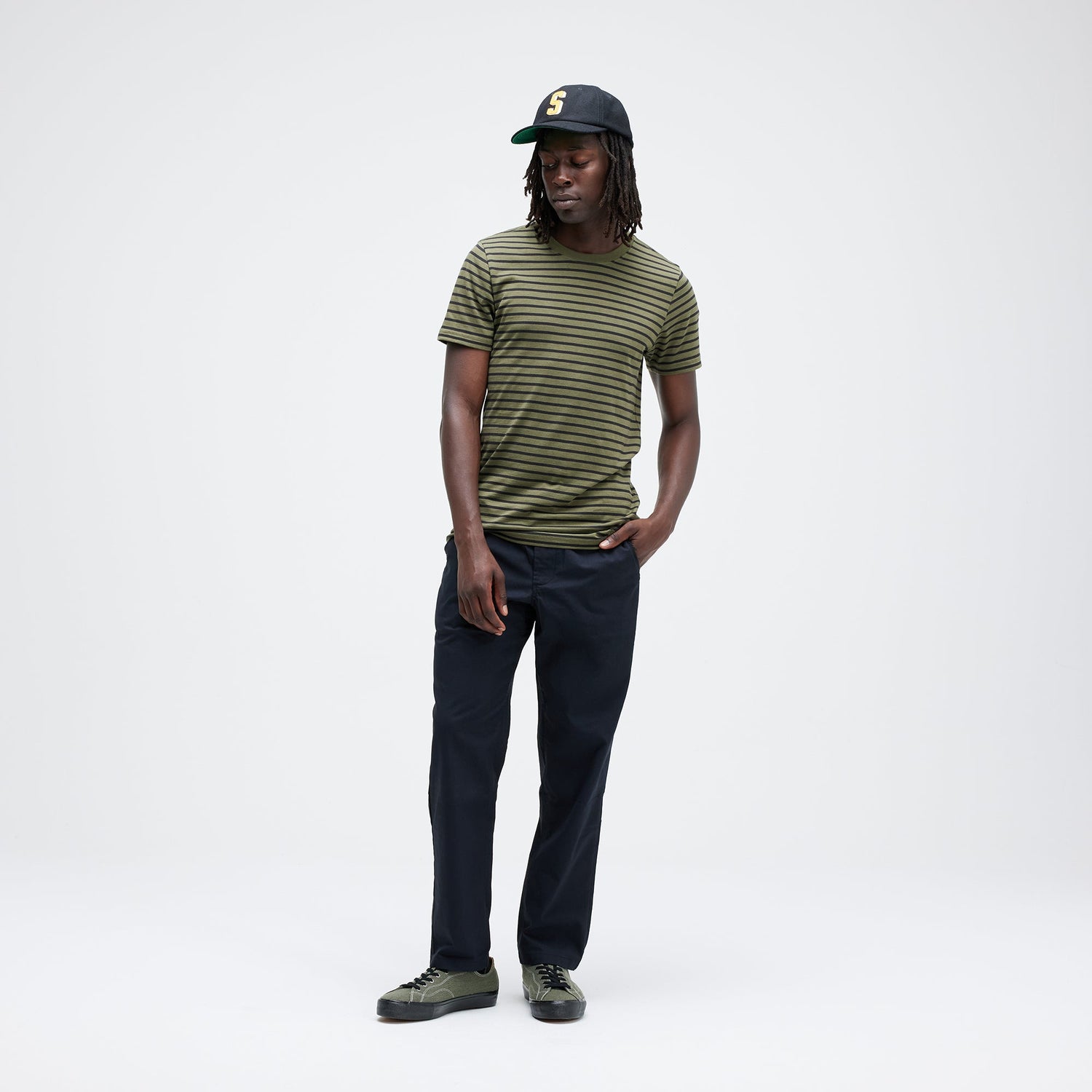 Stance Butter Blend T-Shirt Green |model