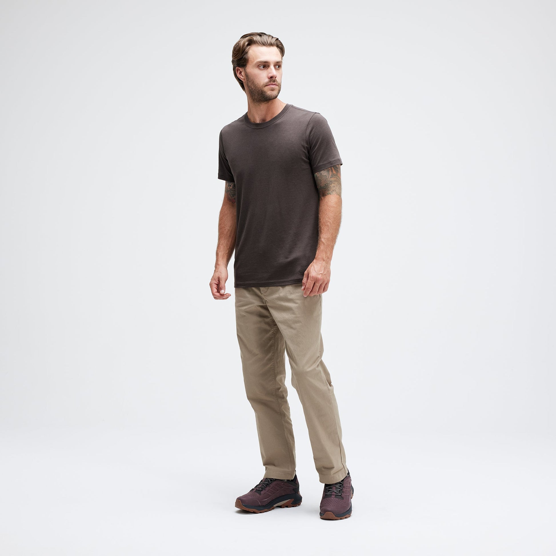 Stance Butter Blend T-Shirt Mulch |model