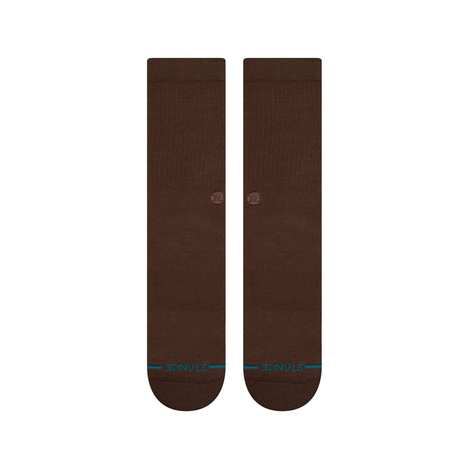Stance Icon Crew Sock Brown