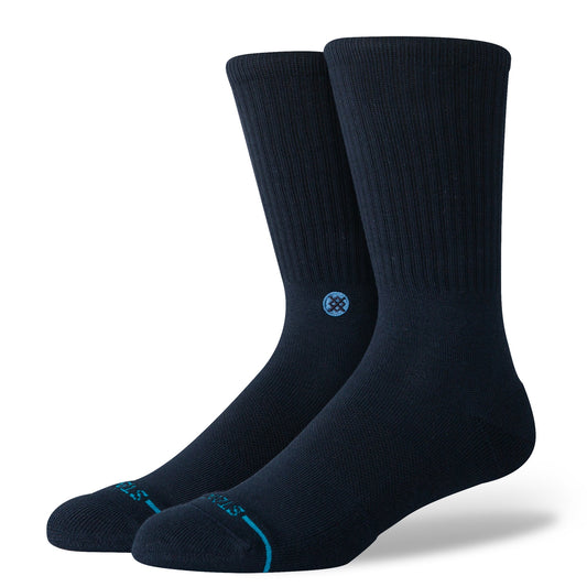 Chaussettes mi-mollet marine foncé Icon de Stance