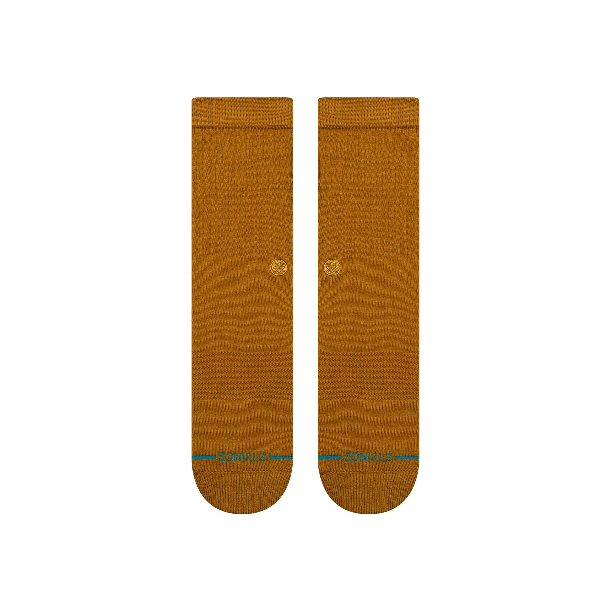 Stance Icon Crew Sock Gold Canvas