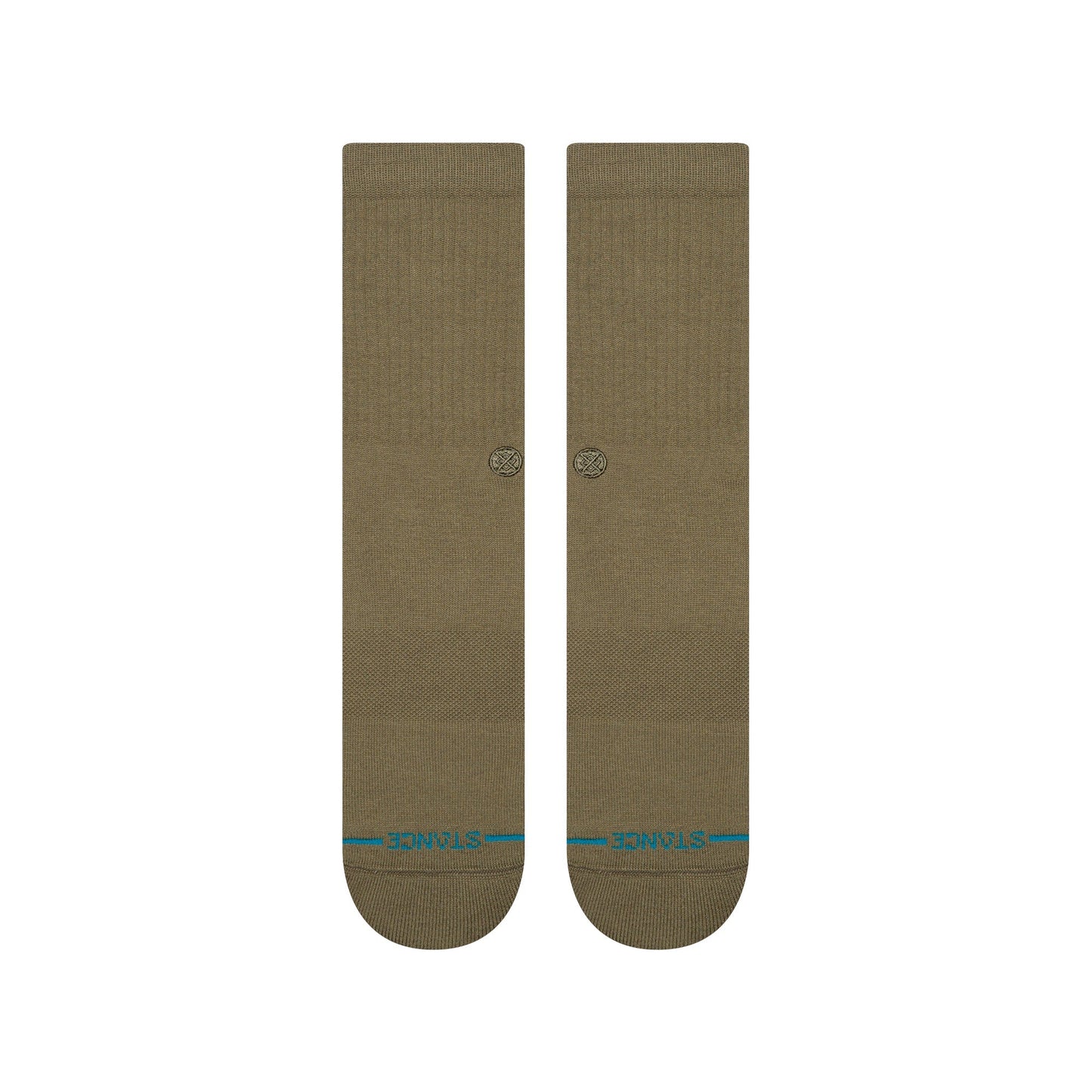 Stance Icon Crew Sock Green