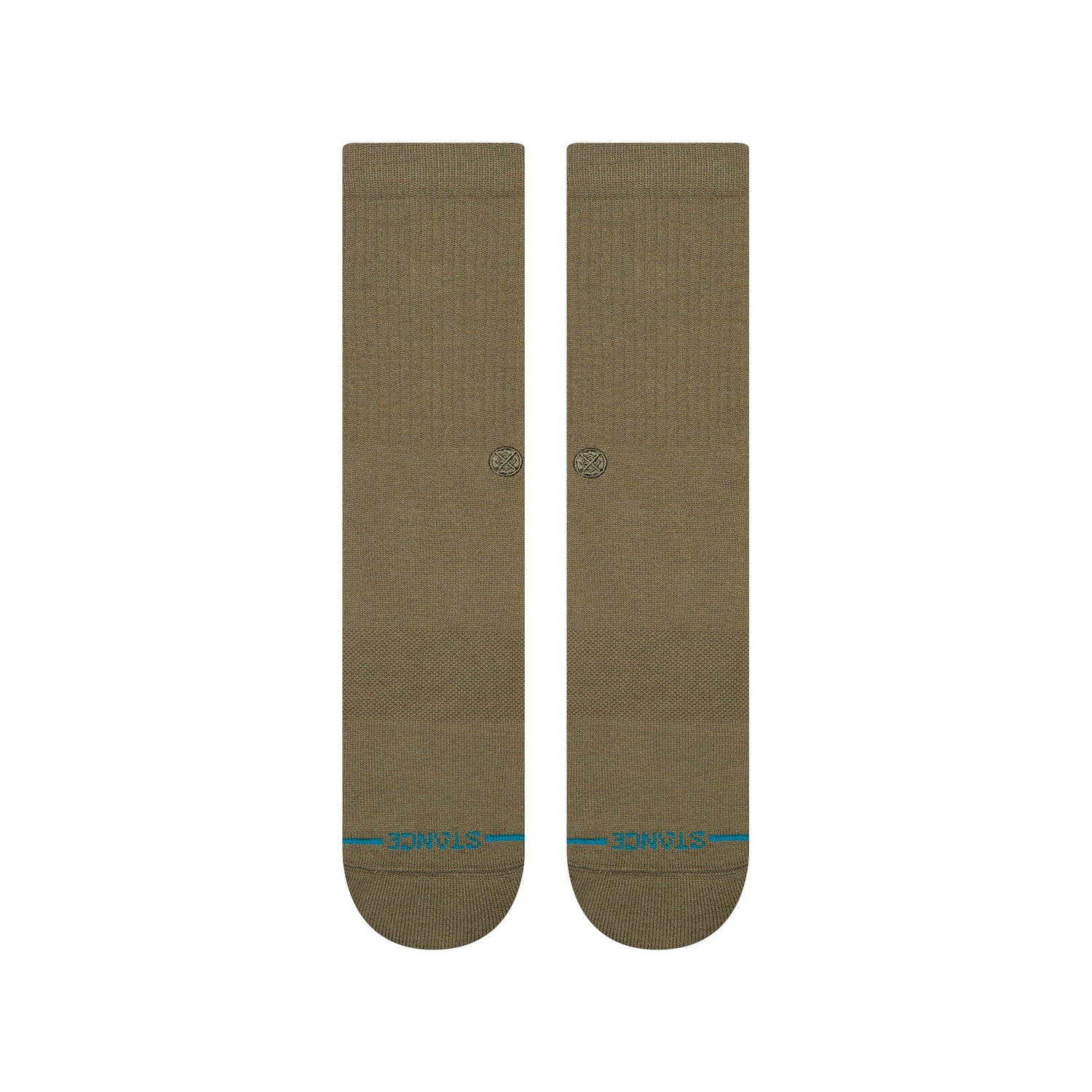 Stance Icon Crew Sock Green