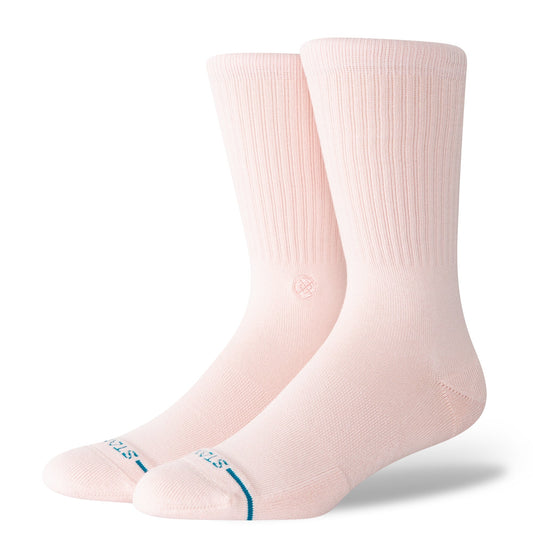 Stance Icon Crew Sock Pink