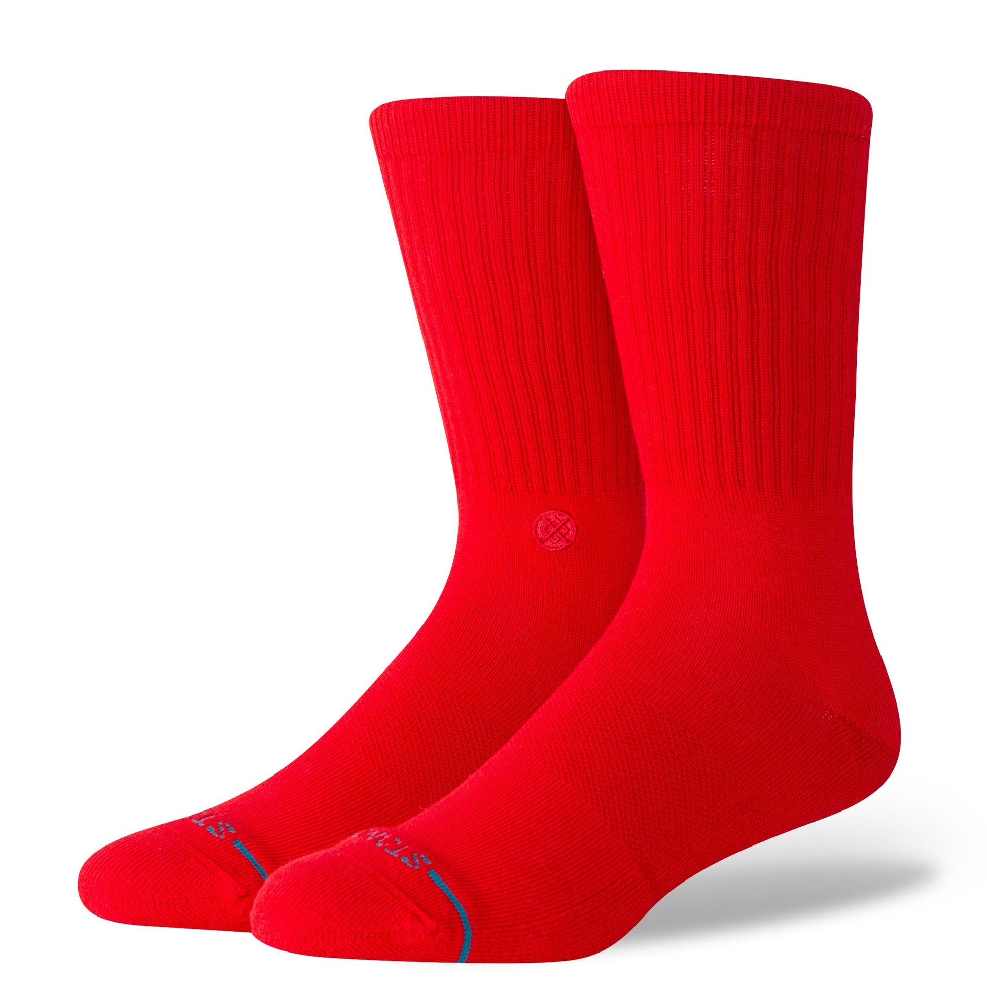 Stance Icon Crew Sock Red