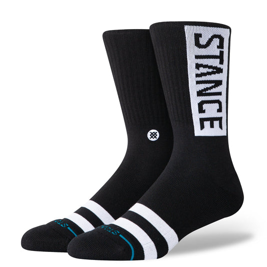 Chaussettes Crew noires OG de Stance