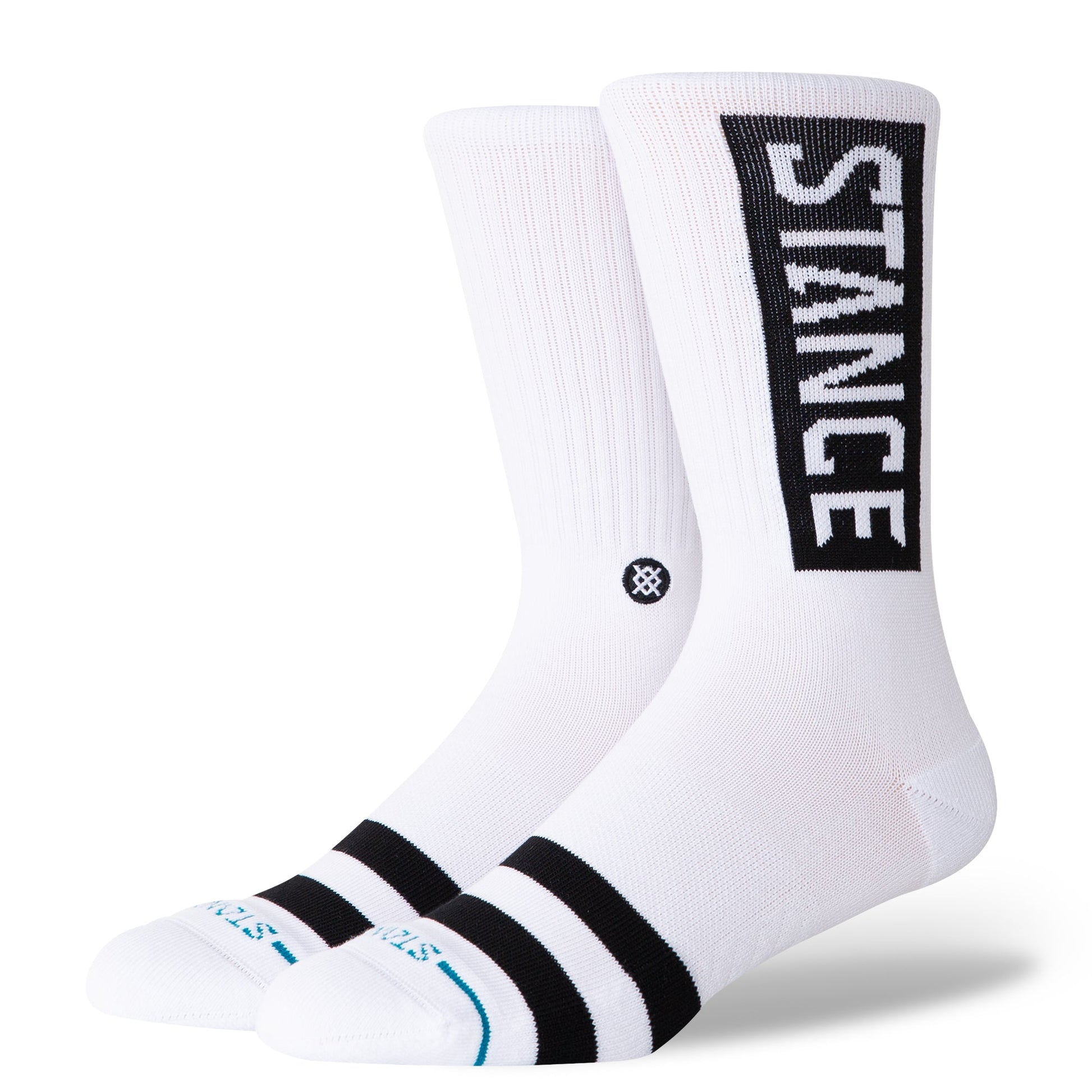 Chaussettes mi-mollet blanches OG de Stance