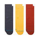 Stance Icon Crew Sock 3 Pack Navy