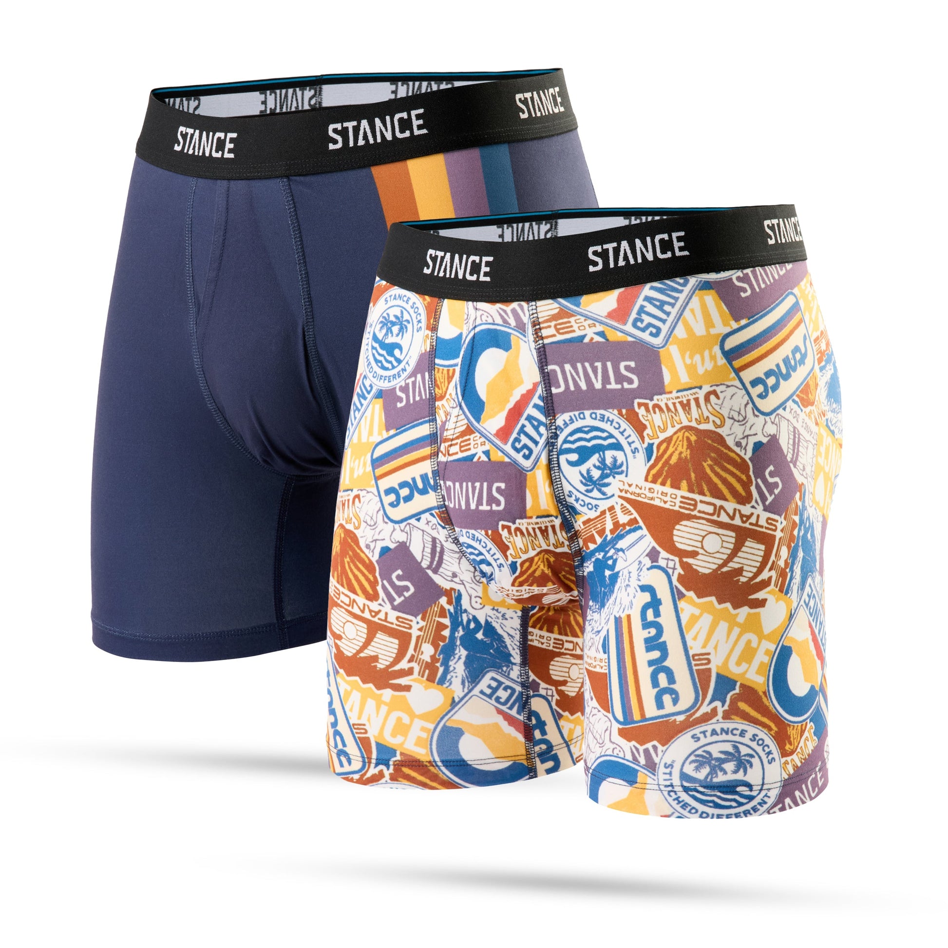 Lot de 2 boxers multicolores West Coast de Stance