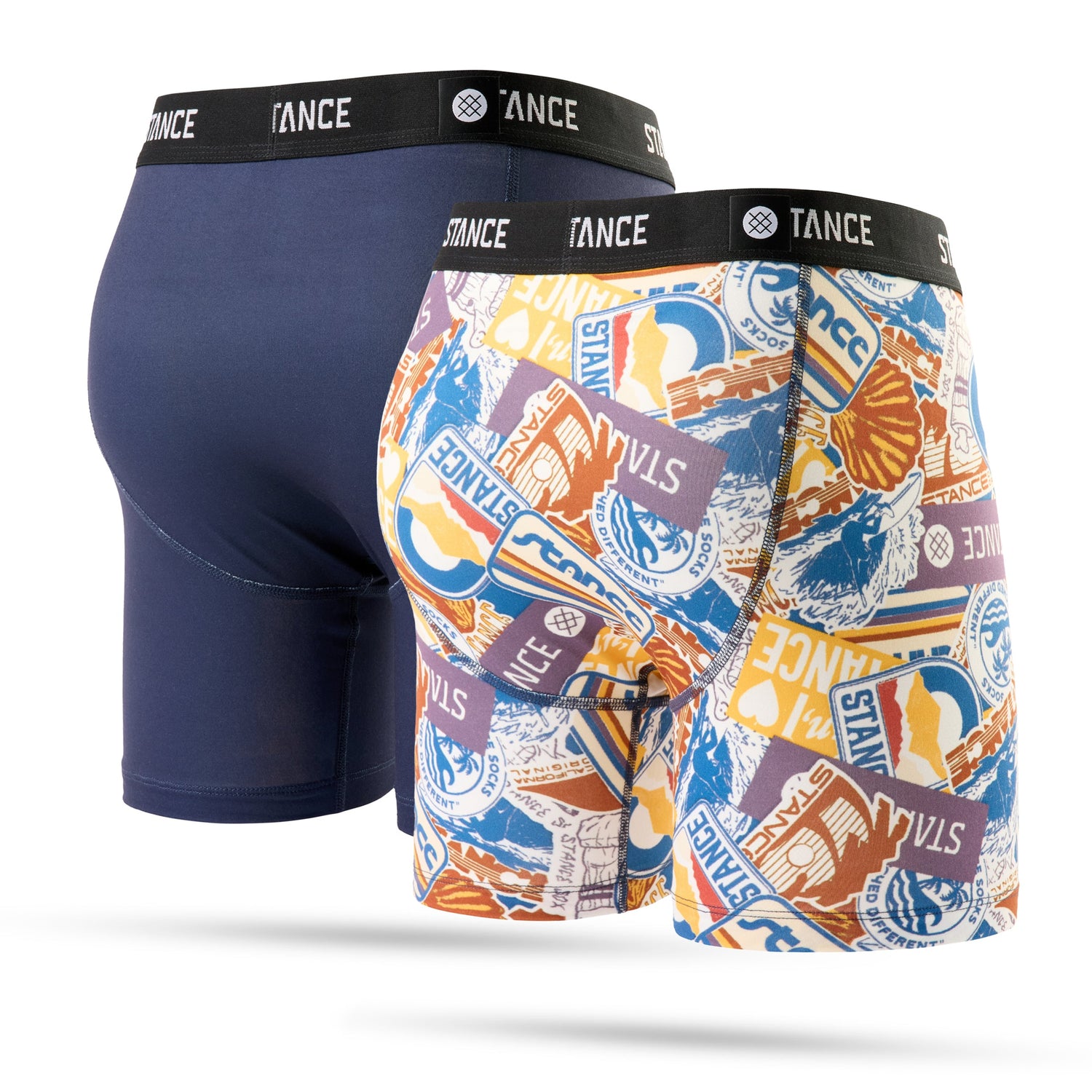 Lot de 2 boxers multicolores West Coast de Stance